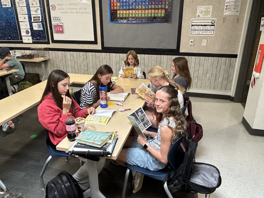Students reading