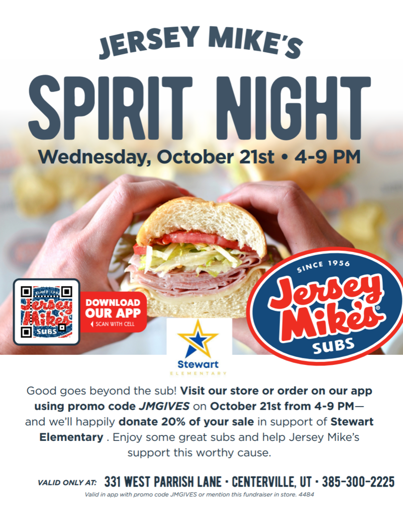 Jersey Mikes Spirit Night