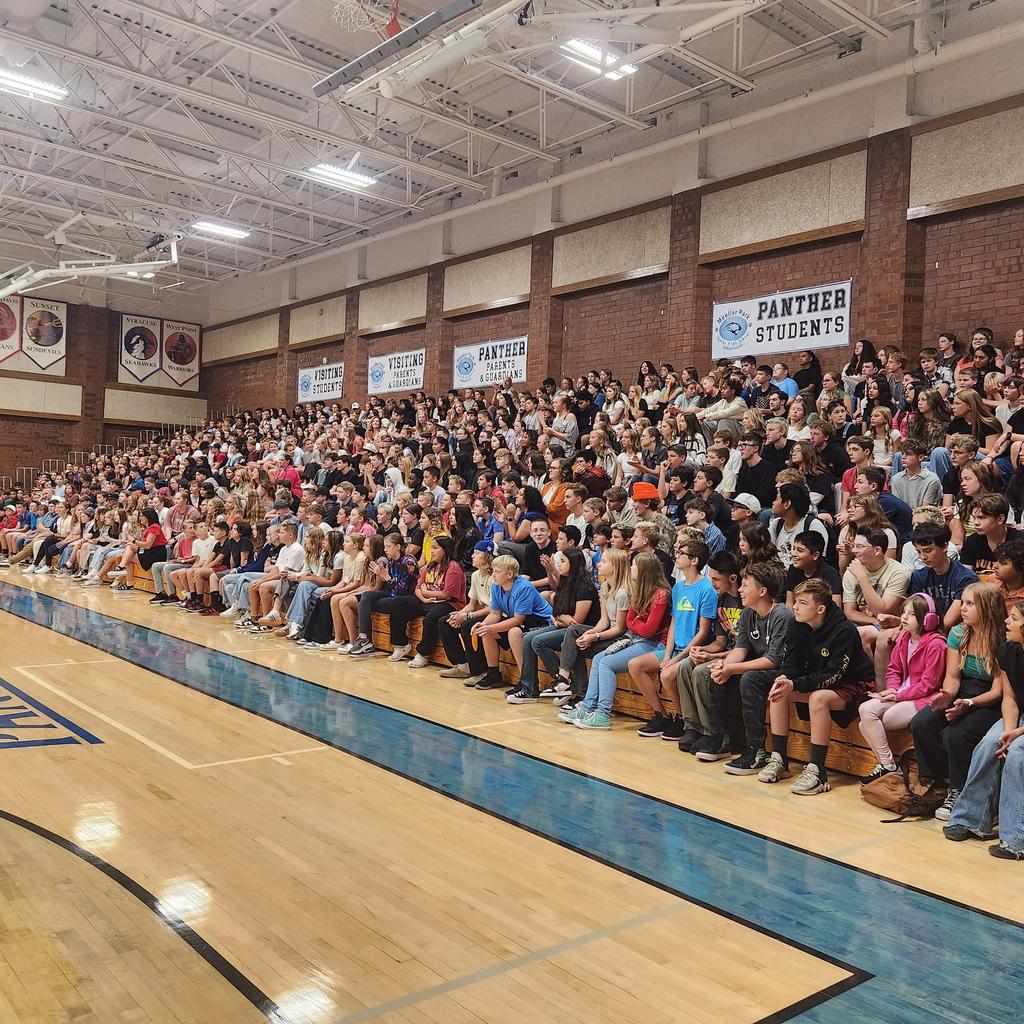 Students at assembly
