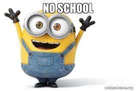 No School Monday September 2nd