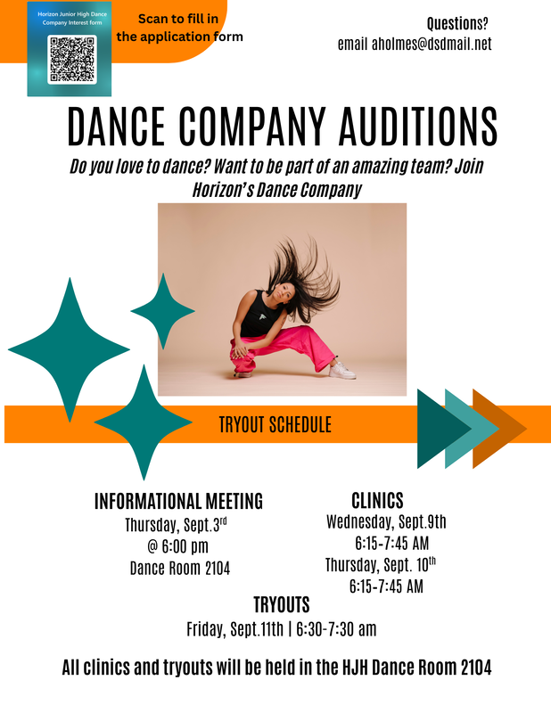 Dance Company Auditions Information