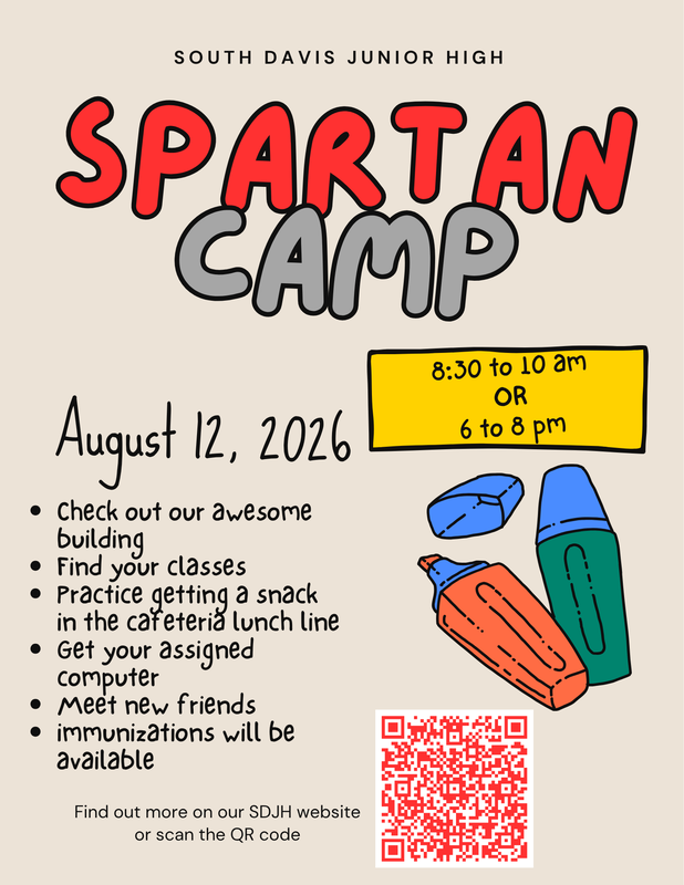 camp flier and QR code
