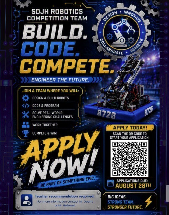 robotics team application