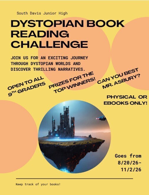 dtstopian book flyer