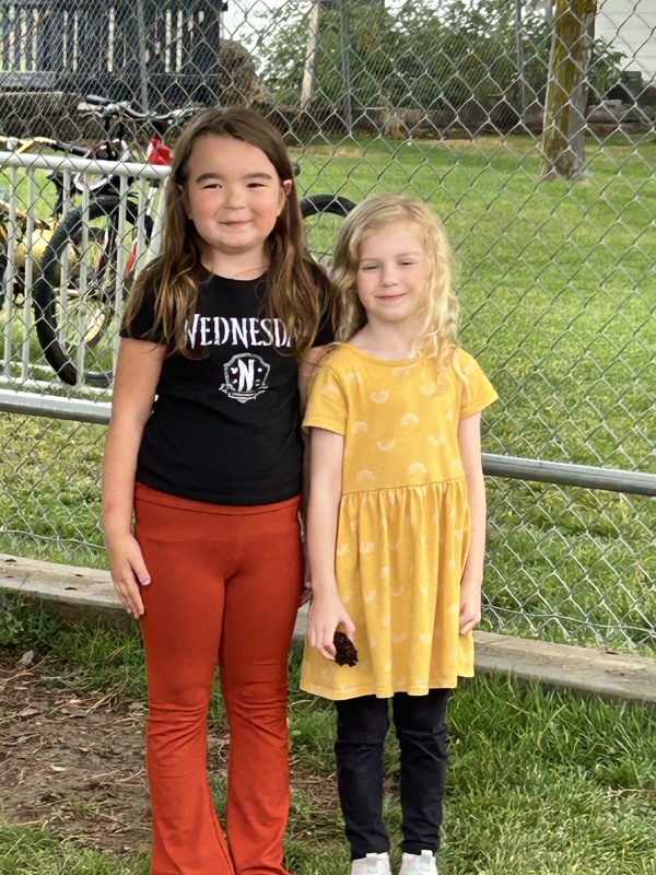 Kindergarten friends on the playground