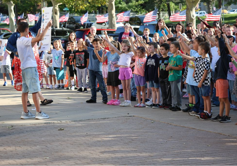 Antelope Elementary Flag ceremony
