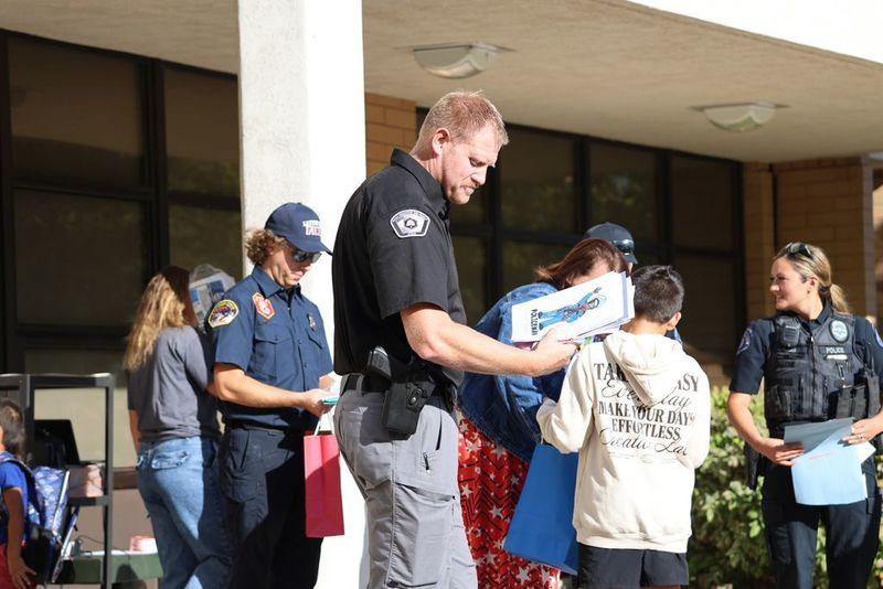 Antelope Elementary Flag ceremony