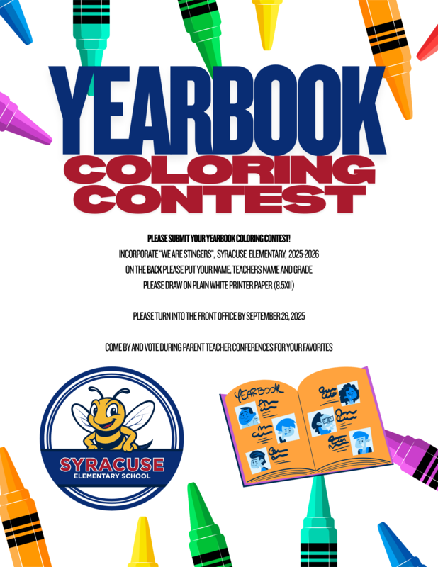 yearbook coloring contest