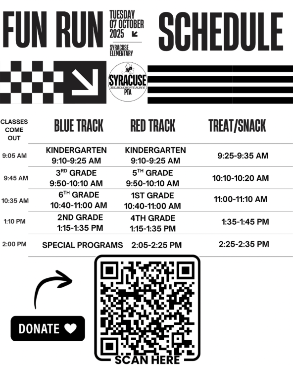 fun run schedule