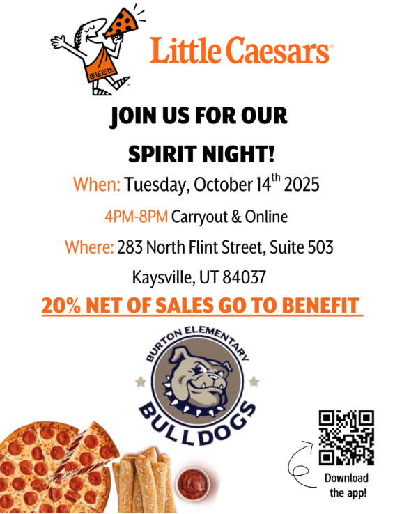 Little Caesars Fundraiser Flyer