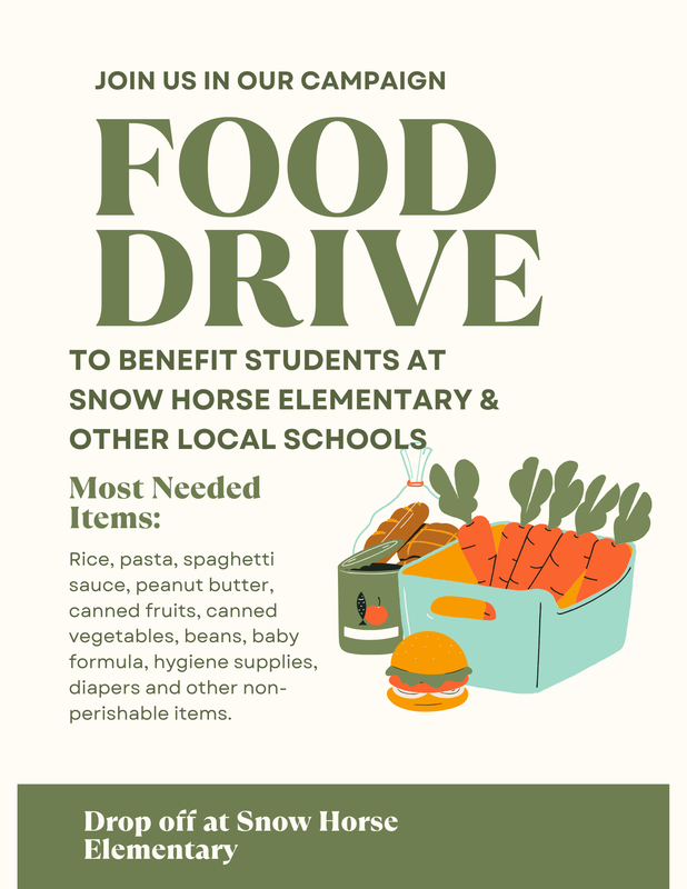 Flyer for Food Drive