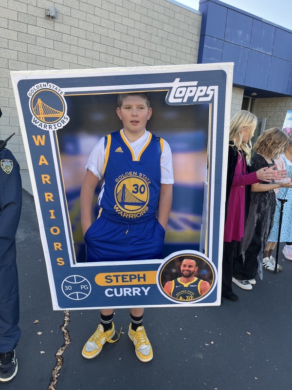 Children in halloween costumes