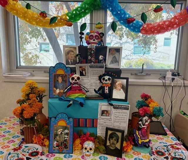 Ofrenda in Miss Chanez's classroom