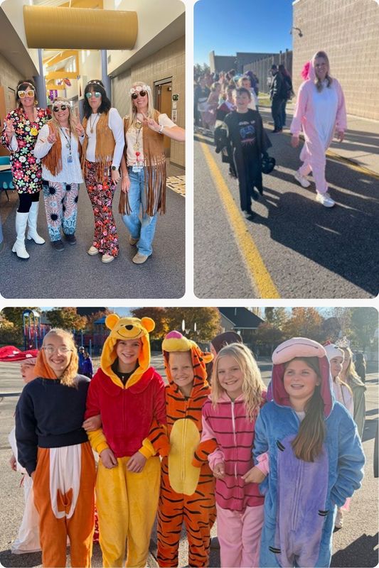 Photos of students and teachers in Halloween costumes 2