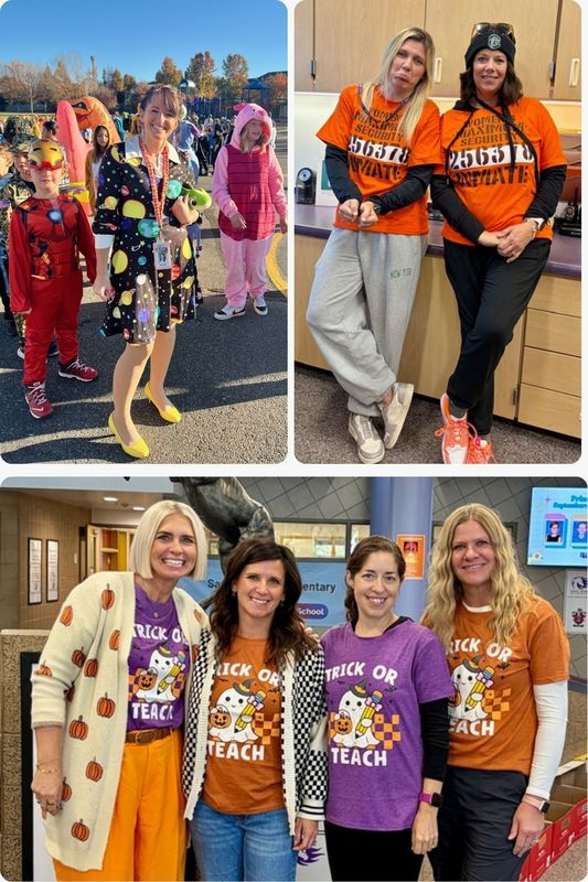 Photos of students and teachers in Halloween costumes 3