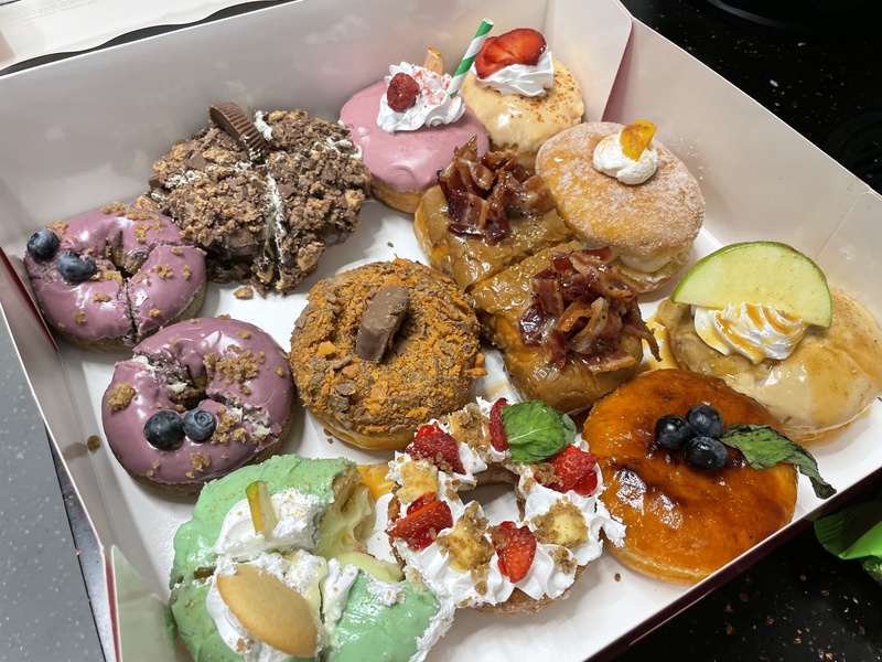 yummy donuts from the Other Side Donut Shop