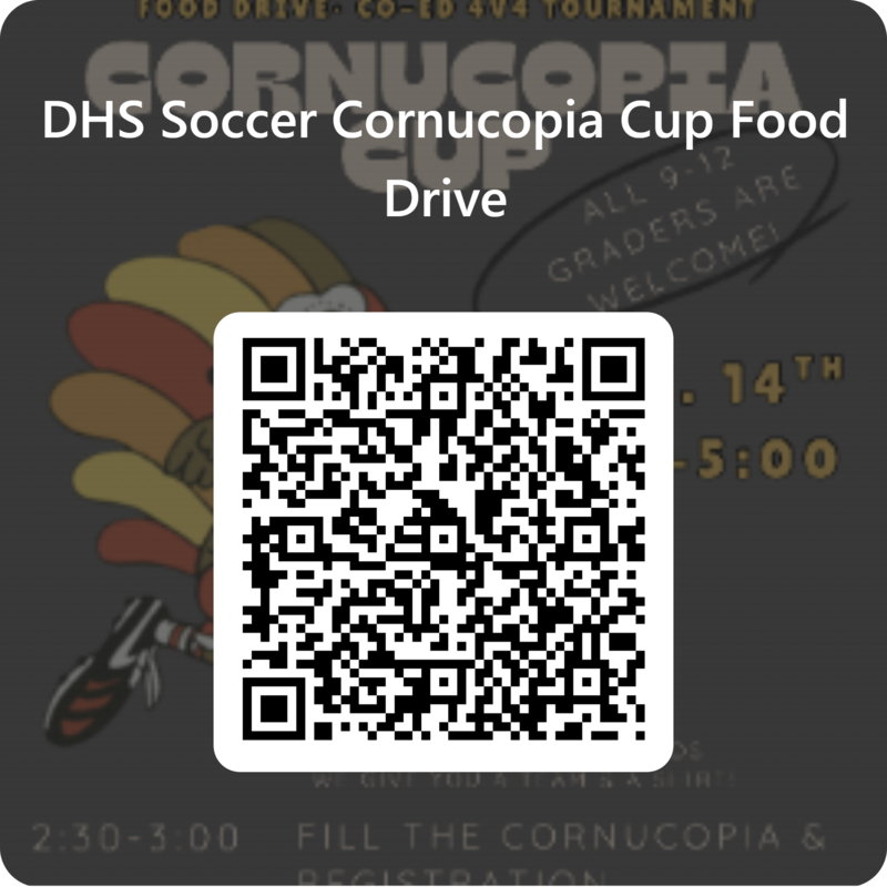 dhs soccer cornucopia cup food drive