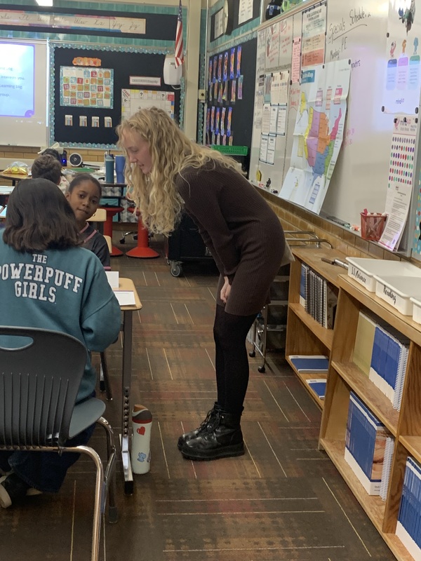 Aspiring Educators teaching at Meadowbrook Elementary