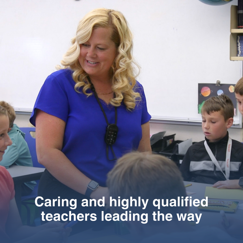 Caring and highly qualified teachers leading the way