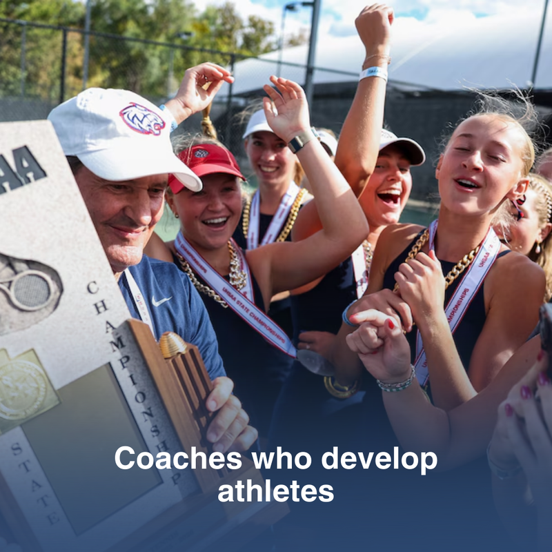 Coaches who develop athletes