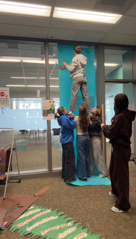 Decorating making cheer