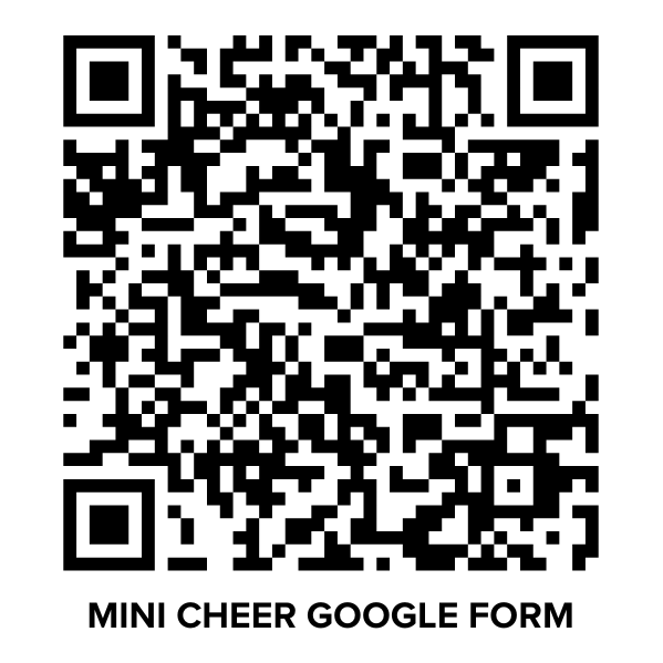 QR Code for Mini Cheer Google Form