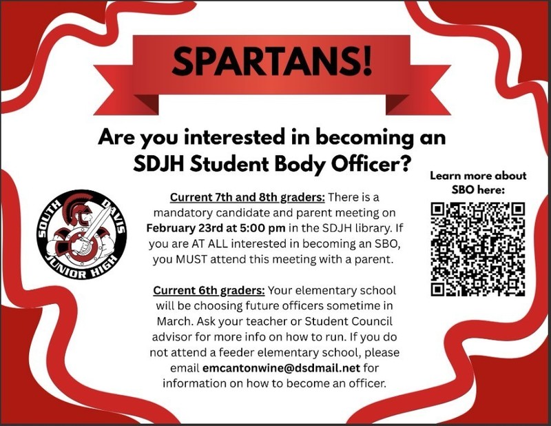 Manditory meeting feb 23 in the library