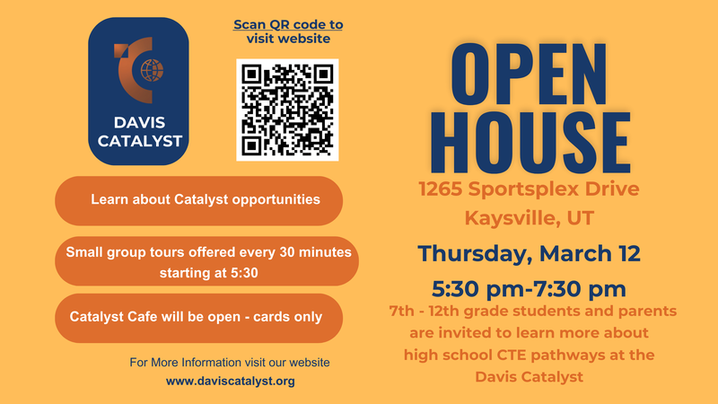 Open house flyer