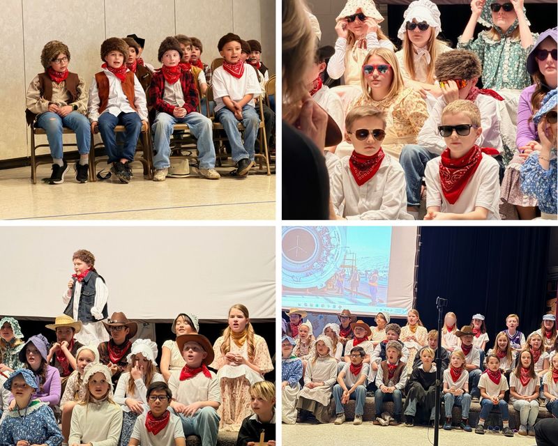 More photos of 4th grade students during the Utah program