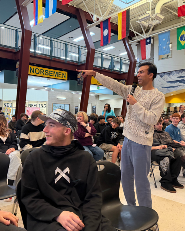 Bestselling Author Soman Chainani Inspires North Davis Students