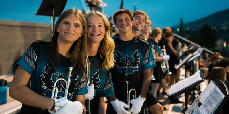 Farmington High marching band