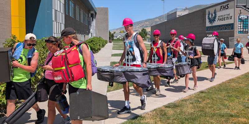 Farmington High marching band