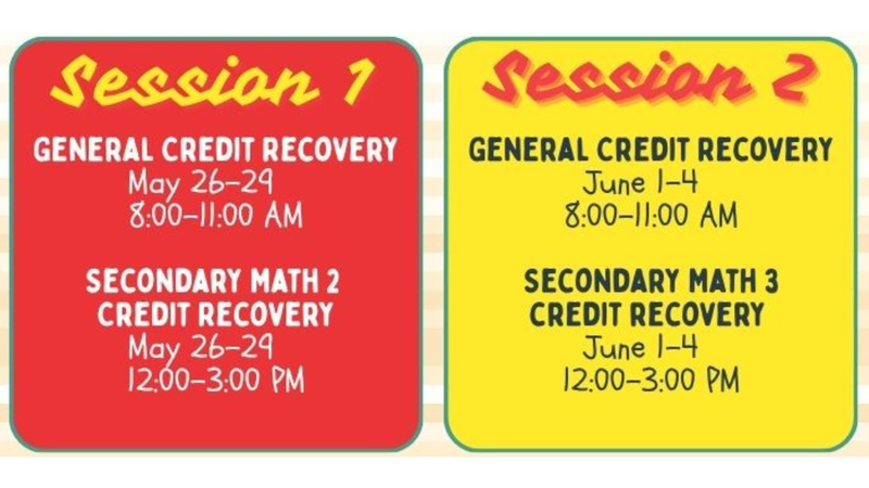 sessions for summer school