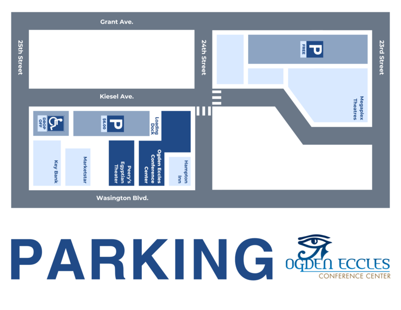 parking map for ogden eccles conference center