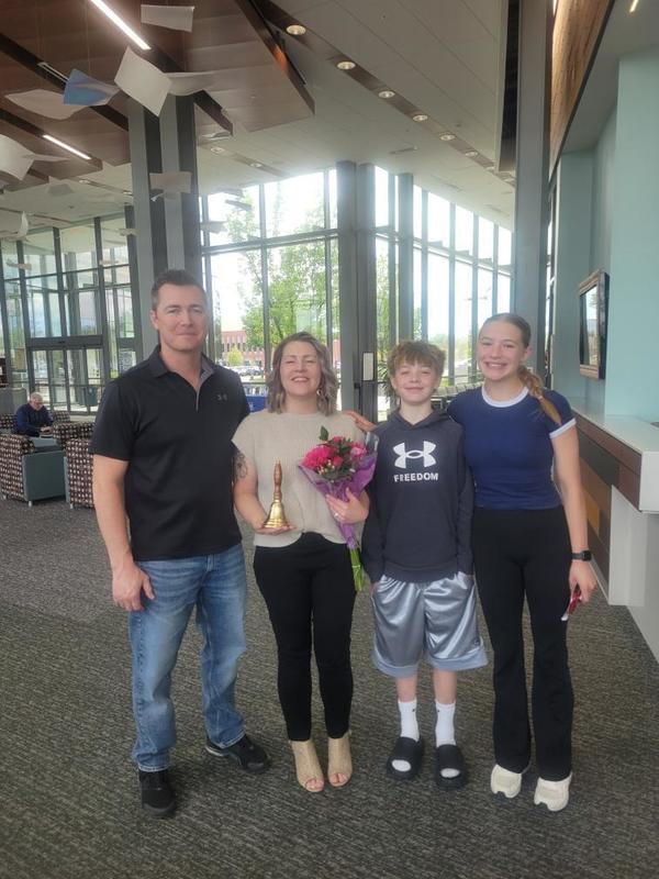 Pauline Spencer and family