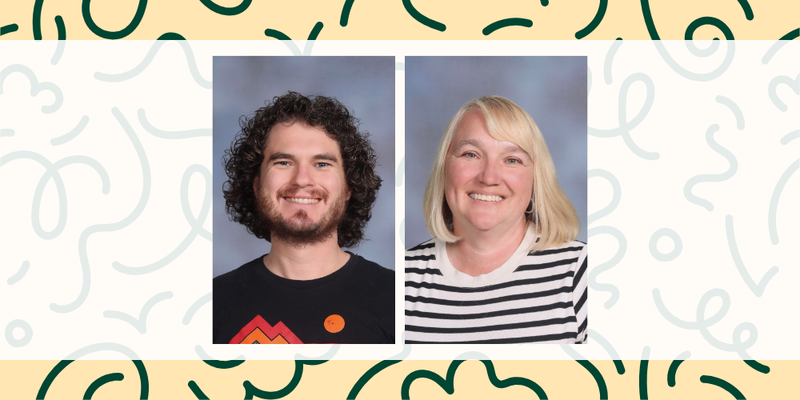 Photo collage of the two Bountiful Elementary sixth grade teachers for 2026-2027 school year