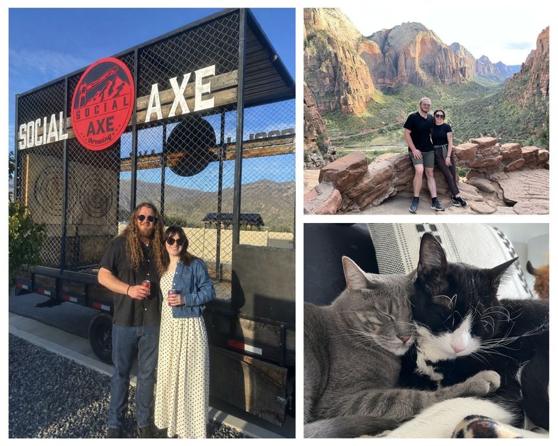 Pictures of Kendell Nestoroff and her cats