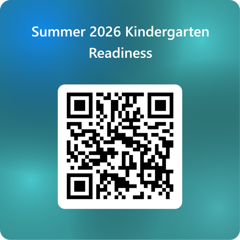 QR code for kindergarten readiness program