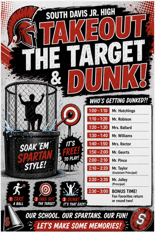 Dunk tank schedule