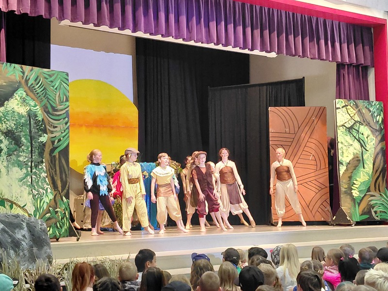 Hakuna Matata scene in Lion King Jr.