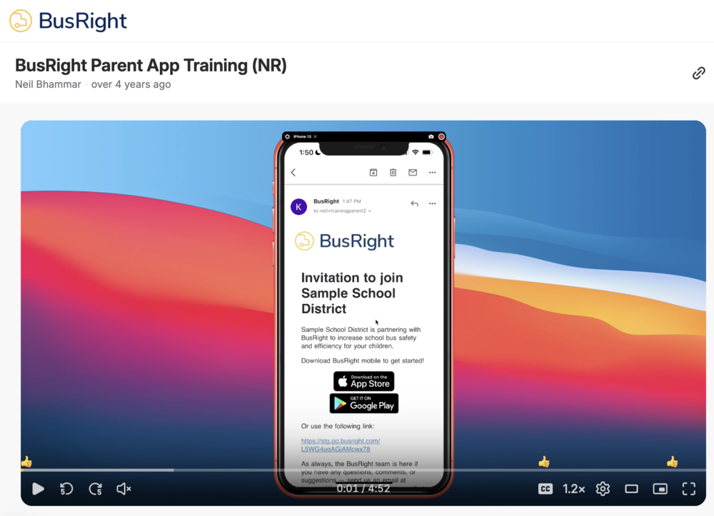 BusRight tutorial