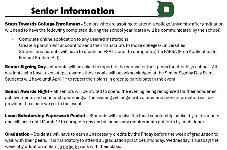 Senior Information