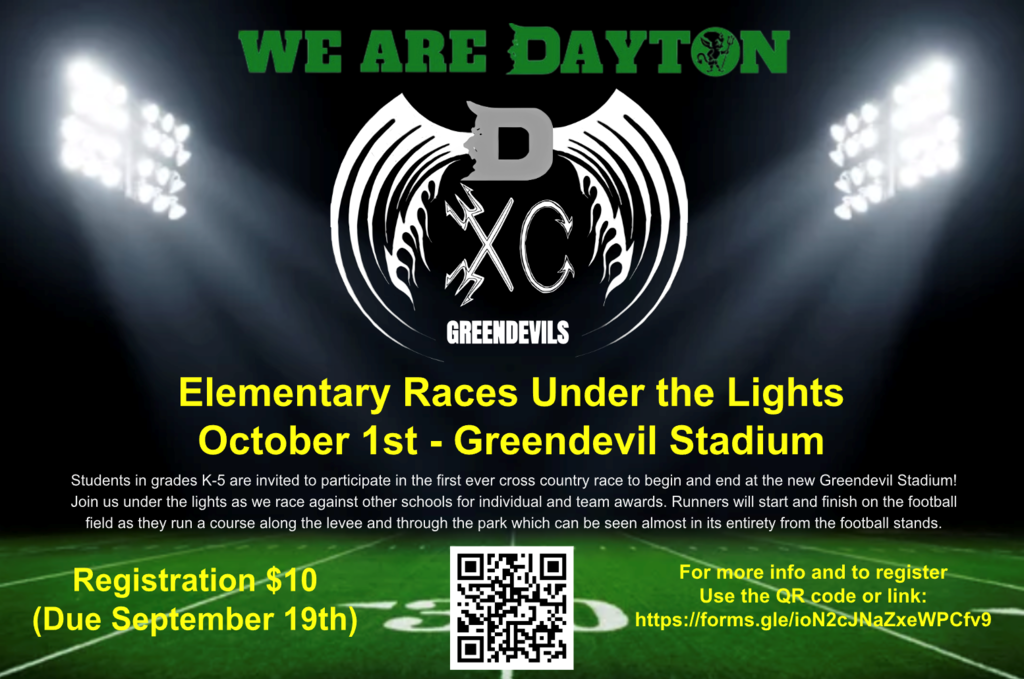 Cross Country Team Flyer