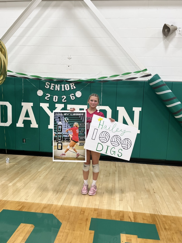 Hailey 1000th career dig
