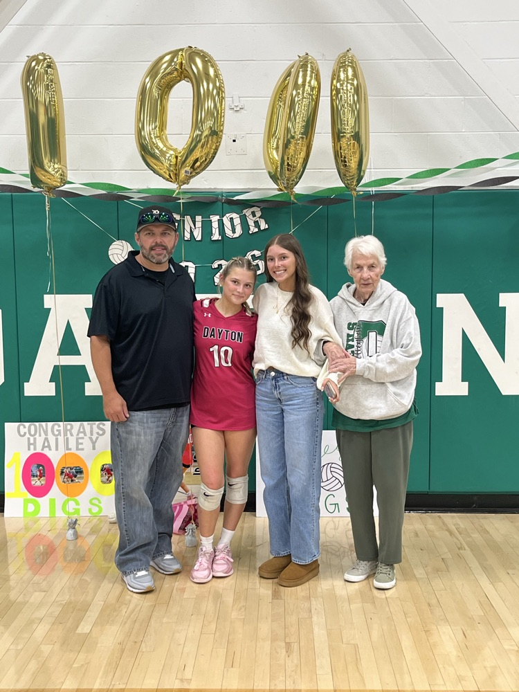 Hailey 1000th career dig