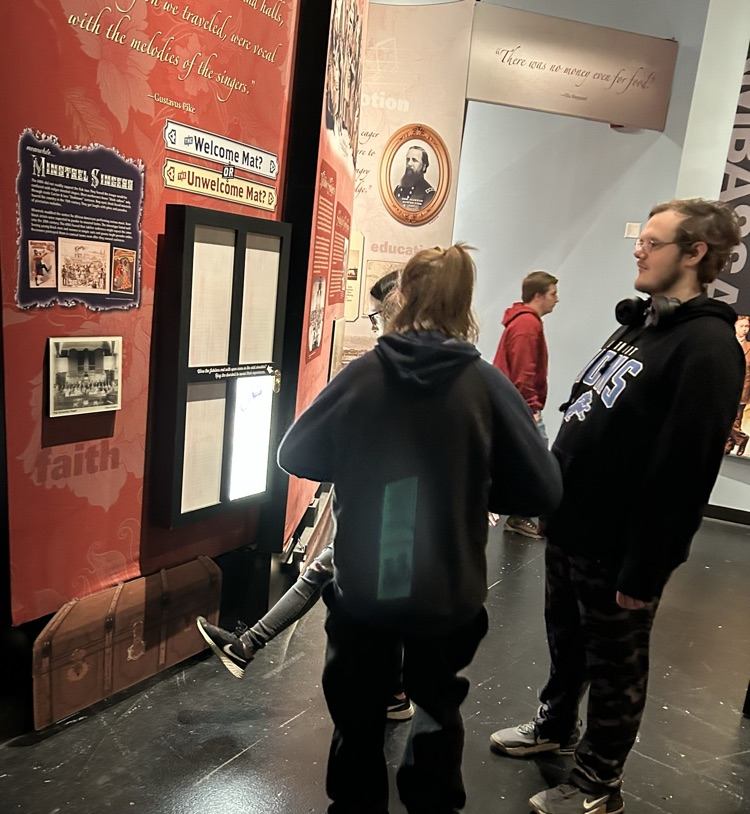 DHS students at the Cincinnati Freedom Center