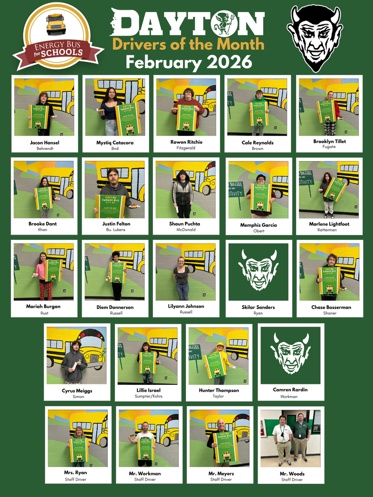 DHS February Drivers of the Month