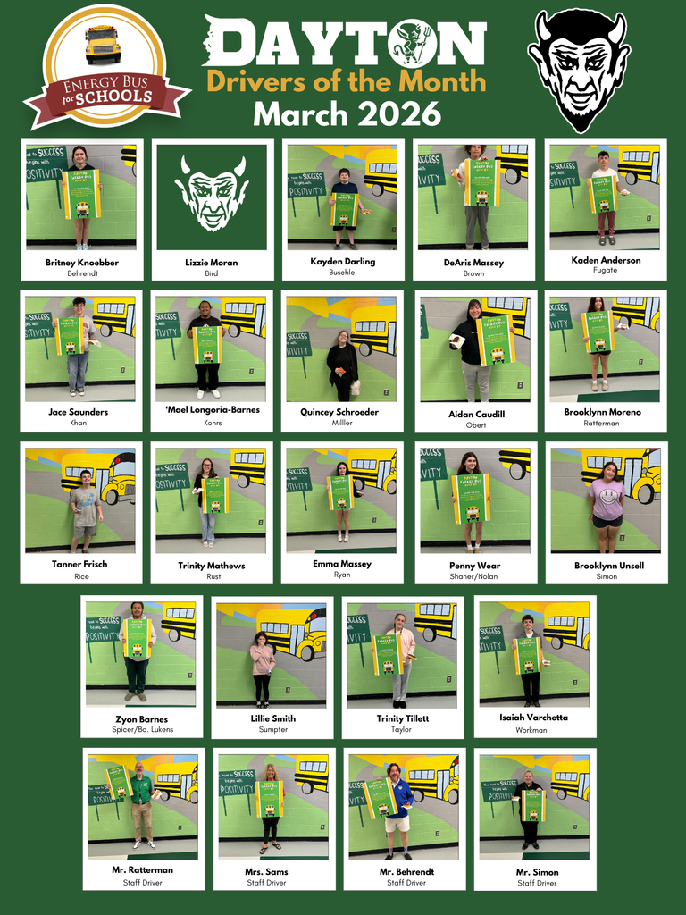 DHS March Drivers of the Month