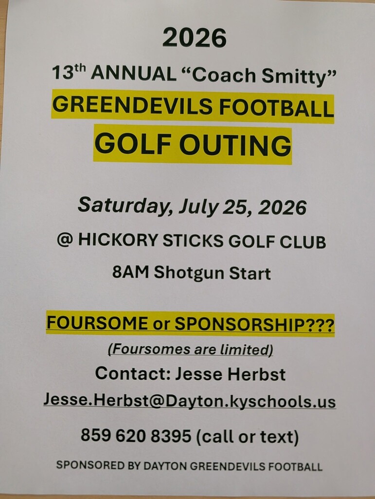 Football Golf Outing