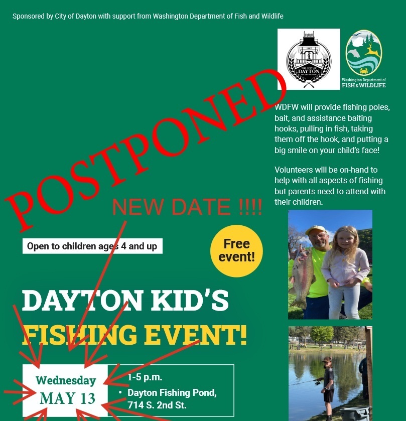 Fishing Derby Postponed